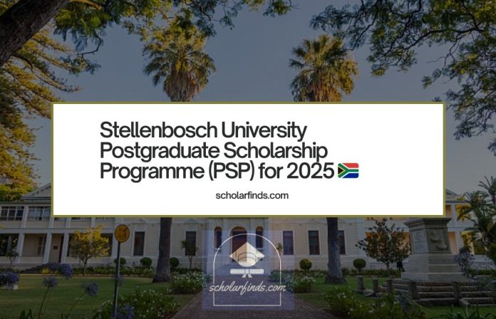 Stellenbosch University Postgraduate Scholarship